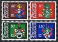 Liechtenstein 681-684, 704-707, 729-732