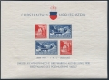 Liechtenstein B14 ad sheet