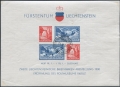 Liechtenstein B14 ad sheet CTO