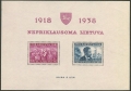 Lithuania 308-309a sheet