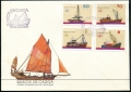 Macao 518-521 FDC
