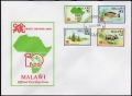 Malawi 570-573 FDC