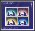 Malawi 79-82, 82a sheet