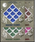 Maldive Islands 147-150 sheets