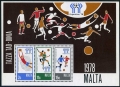 Malta 549-551, 551a sheet