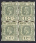 Mauritius 188 block x4