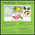 Mauritius 436-439, 439a sheet