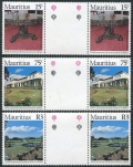 Mauritius 473-475 gutter mnh-