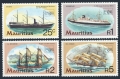 Mauritius 498-501 mlh