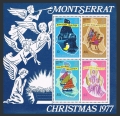 Montserrat 377-380, 380a sheet