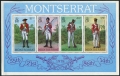 Montserrat 393-396, 396a sheet