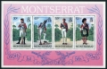 Montserrat 401-404, 404a sheet