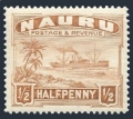 Nauru 17-28a short set, mlh