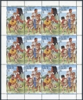 Nauru 408-409a sheet x6, 409b, 409c, 409d sheets