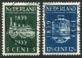 Netherlands 214-215 used