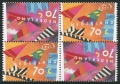 Netherlands 823-824a block/2 pairs