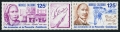New Caledonia 642-643a pair/label