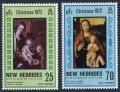 New Hebrides Br 167-168, Fr 186-187