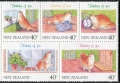 New Zealand 1049-1053a pane