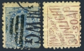 New Zealand 68b with back print, used