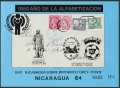 Nicaragua C917a sheet ovrp n/l