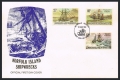 Norfolk 293-298 two FDC