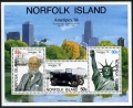 Norfolk 382-384, 384a sheet