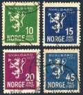 Norway 111-114 used
