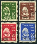 Norway 132-135 used