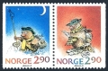 Norway 935-936a pair