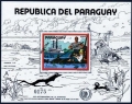 Paraguay 2147 af strip, 2148 sheet, 2149 SPECIMEN