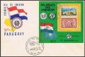 Paraguay C447 sheet, FDC