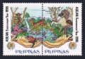 Philippines 2365 ab, 2366