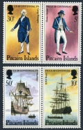 Pitcairn 156-159 ab pairs