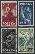 Poland 413-416 used