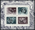 Russia 3844 ad sheet mlh