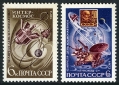 Russia 4070-4071, 4072-4073 ac sheets