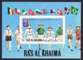 Ras Al Khaima 519B-526B, 527-528 Bl.96B-97B