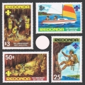 Antigua-Redonda 1982y Scouting-75set of 4