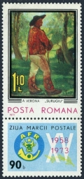 Romania 2442A/label