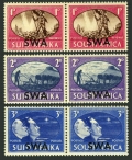 South West Africa 153-155a pairs