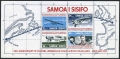 Samoa 450-453, 453a sheet