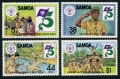 Samoa 575-578, 578a sheet
