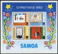 Samoa 583-586, 586a sheet