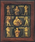 Samoa 634-636, 636a sheet