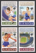 Samoa 721-724, 724a sheet