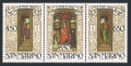 San Marino 1117-1119a strip m;h