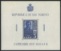 San Marino 186-187 sheets mlh