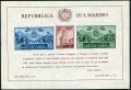 San Marino 239 ac imperf sheet