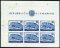 San Marino C62b imperf sheet